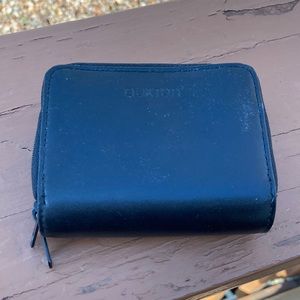 Buxton black leather card wallet